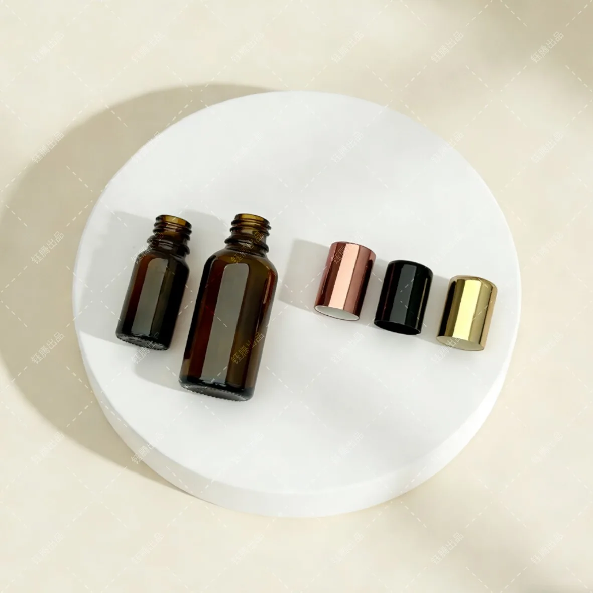 Electroplated Aluminum Roller Cap Electroplated Aluminum Roller Cap - Image 1