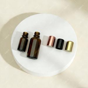 15ml 30ml Amber Essential Oil Bottles 18mm Roller Caps Wholesale