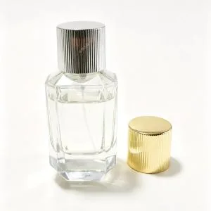 2-Piece All-Plastic Perfume Cap, Vertical Grain Texture