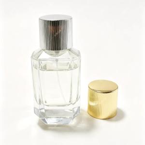 2-Piece All-Plastic Perfume Cap, Vertical Grain Texture