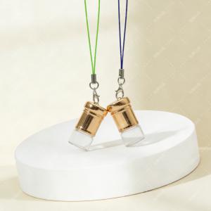 14mm Thread Dome Pendant Electroplated Aluminum Cap for Perfume & Essential Oil Bottles | Wholesale Customizable